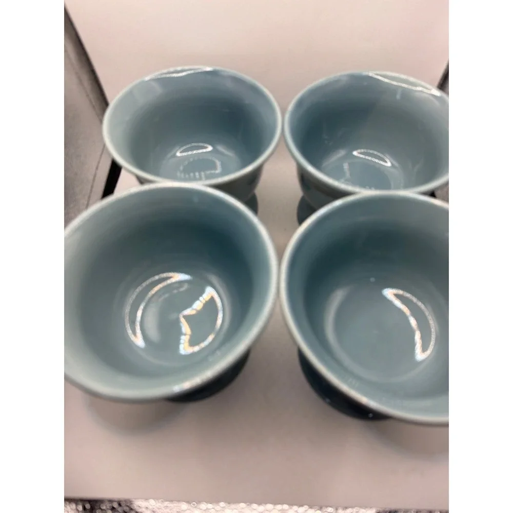 4 Todd English Gourmet Tuscan Blue footed dessert bowl